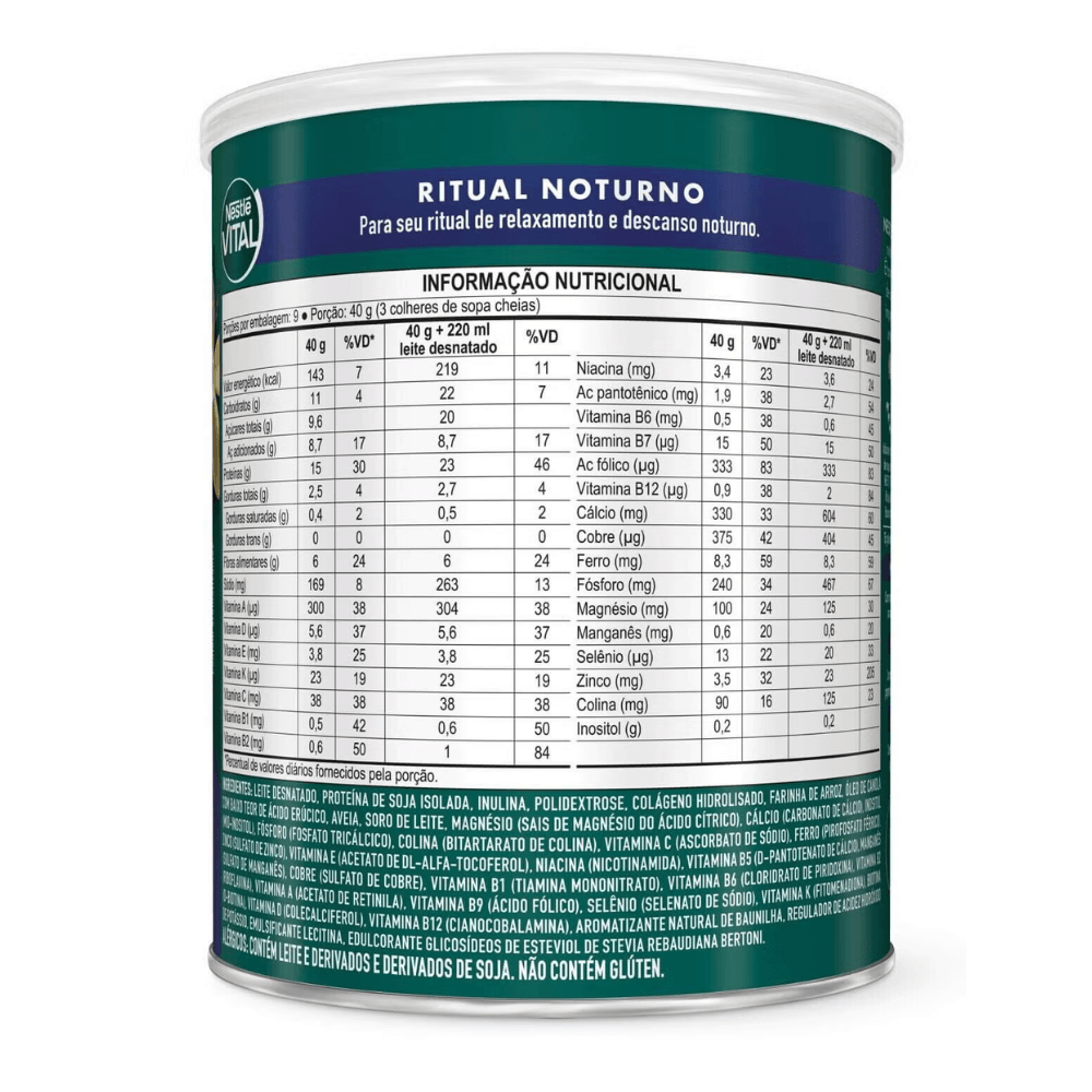 Nestlé Vital Ritual Noturno Suplemento Alimentar 360g